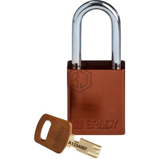 ALU-BRN-38ST-KD - Brady Corporation - Lockouts, Padlocks