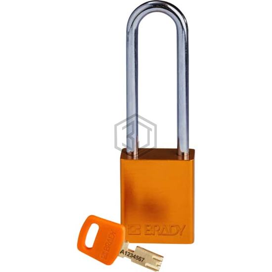 ALU-ORG-76ST-KD - Brady Corporation - Lockouts, Padlocks