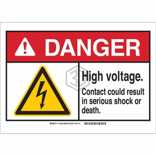 144382 - Brady Corporation - Signs, Nameplates, Posters