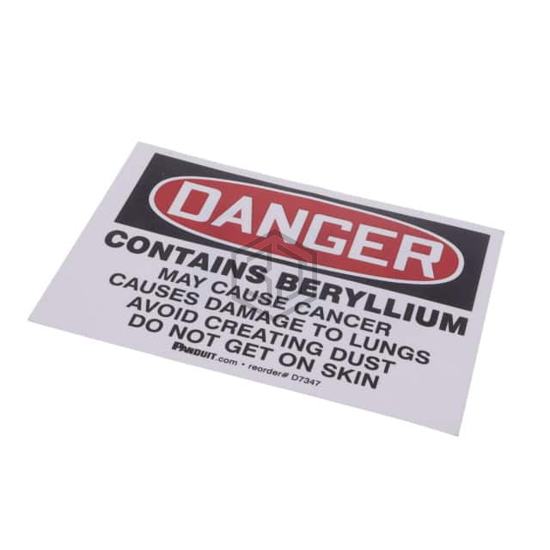 PLVS0305D7347 - Panduit Corp - Signs, Nameplates, Posters