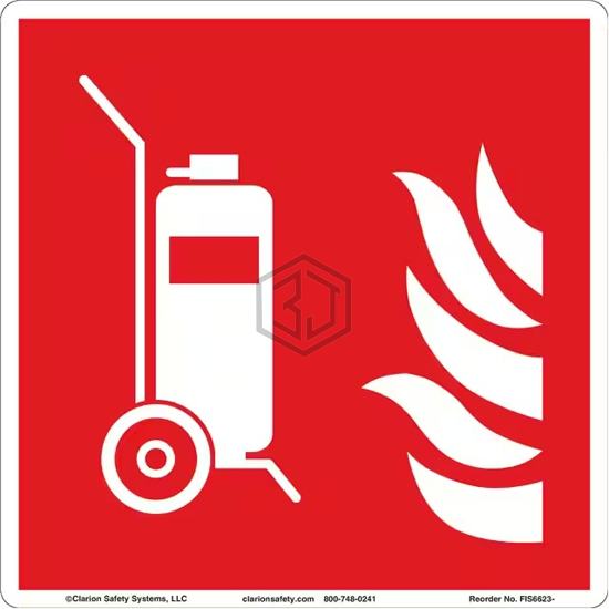 FIS6623-BJCZU - Clarion Safety Systems - Signs, Nameplates, Posters