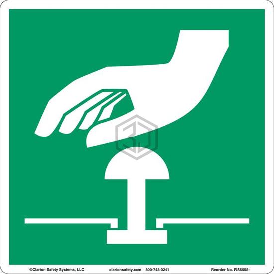 FIS6558-BJE96 - Clarion Safety Systems - Signs, Nameplates, Posters