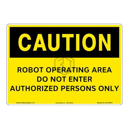 OS1193CH-ZASW1 - Clarion Safety Systems - Signs, Nameplates, Posters