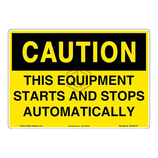 OS1031CH-BESW1 - Clarion Safety Systems - Signs, Nameplates, Posters