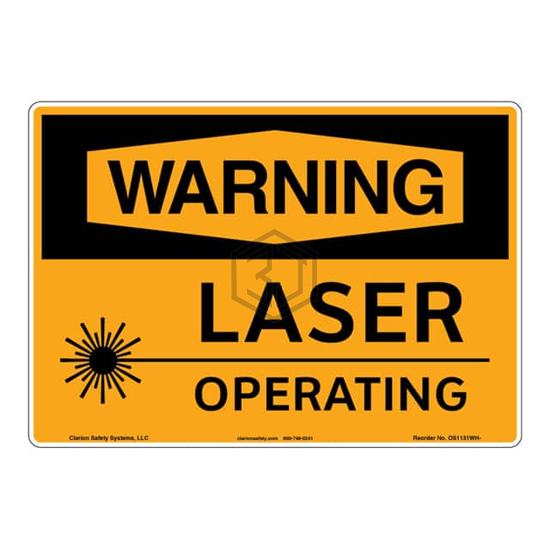 OS1131WH-BJSW1 - Clarion Safety Systems - Signs, Nameplates, Posters