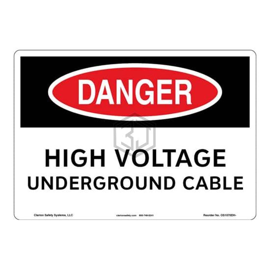OS1070DH-BESW2 - Clarion Safety Systems - Signs, Nameplates, Posters