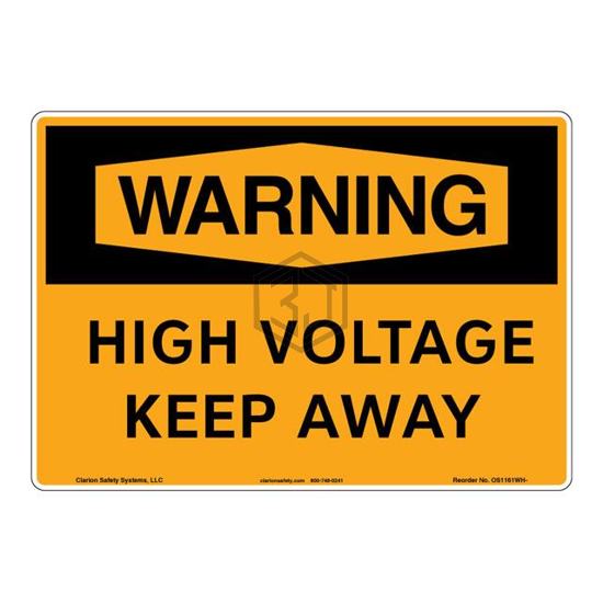 OS1161WH-S4SW1 - Clarion Safety Systems - Signs, Nameplates, Posters