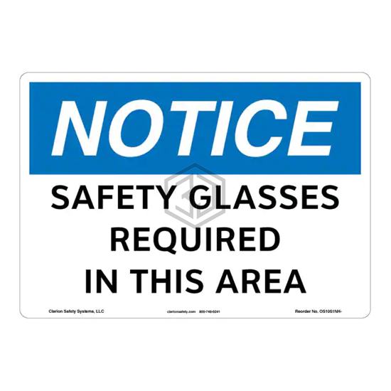 OS1051NH-BESW2 - Clarion Safety Systems - Signs, Nameplates, Posters