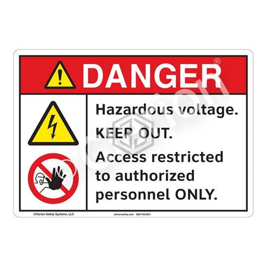 F1151-Z1SW1 - Clarion Safety Systems - Signs, Nameplates, Posters