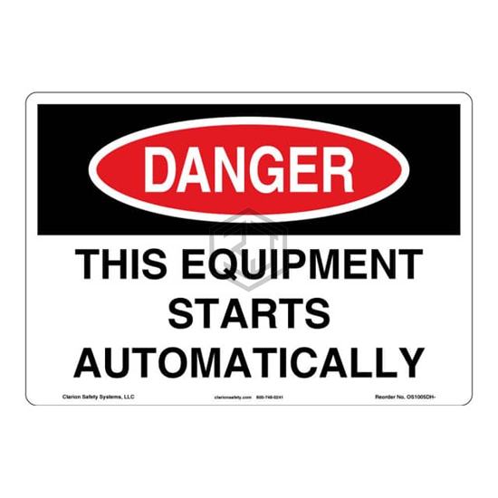 OS1005DH-BESW2 - Clarion Safety Systems - Signs, Nameplates, Posters