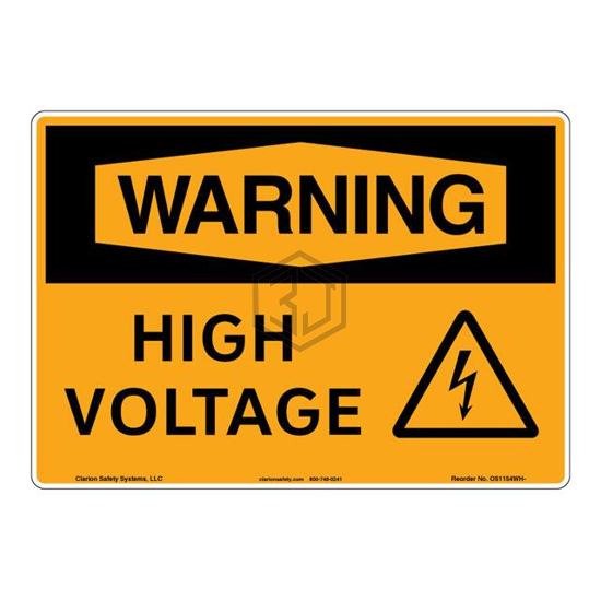 OS1154WH-Z1SW2 - Clarion Safety Systems - Signs, Nameplates, Posters