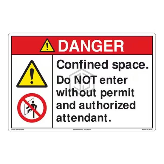 FM110-MPSW3 - Clarion Safety Systems - Signs, Nameplates, Posters