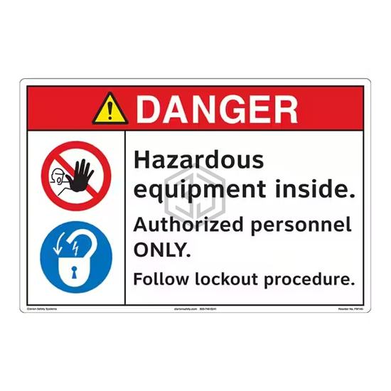 FM146-MPSW3 - Clarion Safety Systems - Signs, Nameplates, Posters