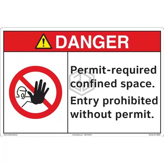 FM203-MPSW3 - Clarion Safety Systems - Signs, Nameplates, Posters