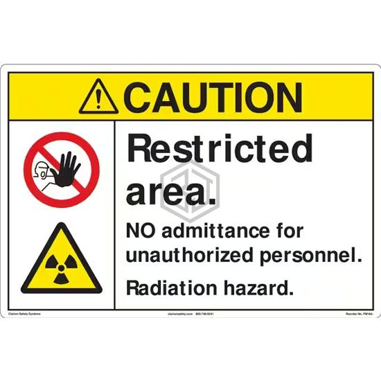 FM184-MPSW3 - Clarion Safety Systems - Signs, Nameplates, Posters