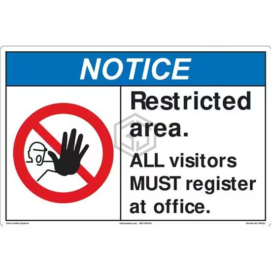 FM182-MPSW3 - Clarion Safety Systems - Signs, Nameplates, Posters