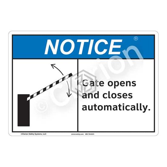 F1129-S2SW2 - Clarion Safety Systems - Signs, Nameplates, Posters