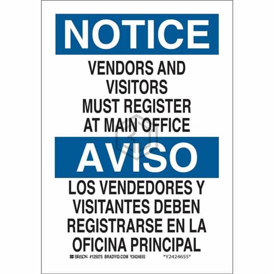 125078 - Brady Corporation - Signs, Nameplates, Posters
