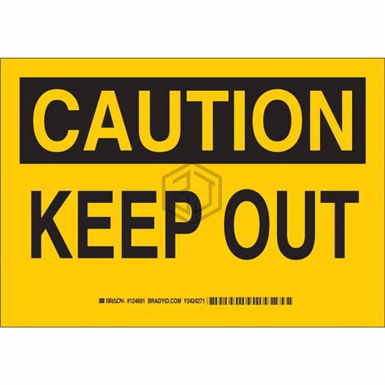 124689 - Brady Corporation - Signs, Nameplates, Posters