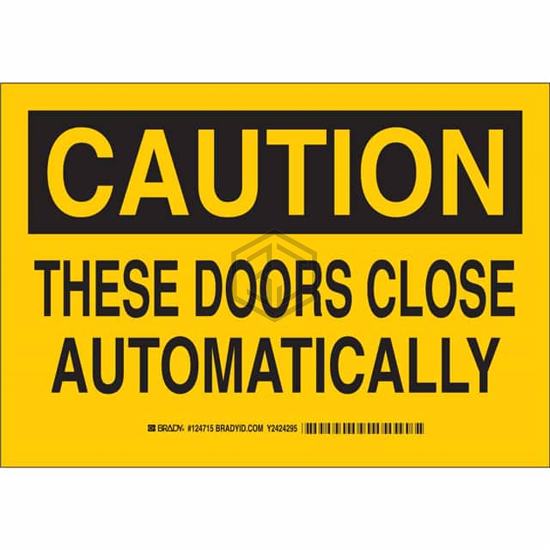 124715 - Brady Corporation - Signs, Nameplates, Posters
