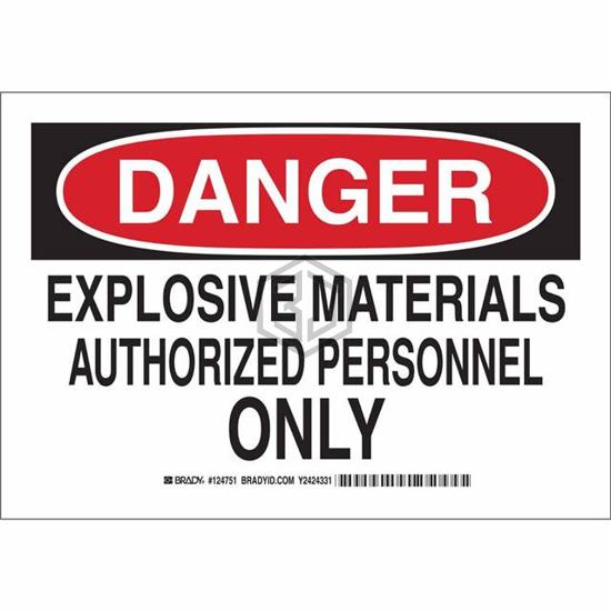 124750 - Brady Corporation - Signs, Nameplates, Posters