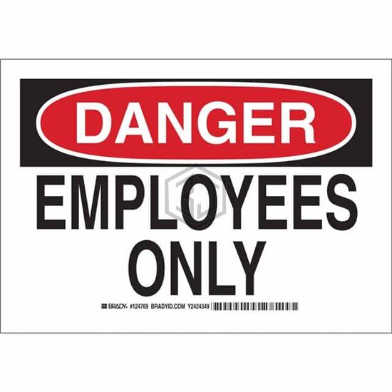 124770 - Brady Corporation - Signs, Nameplates, Posters