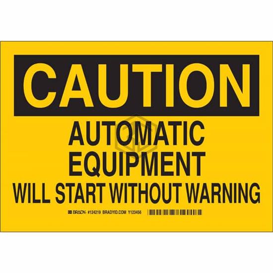 124222 - Brady Corporation - Signs, Nameplates, Posters