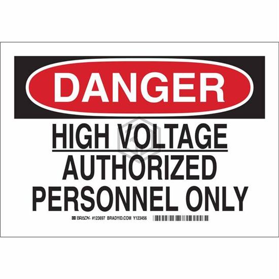 123696 - Brady Corporation - Signs, Nameplates, Posters