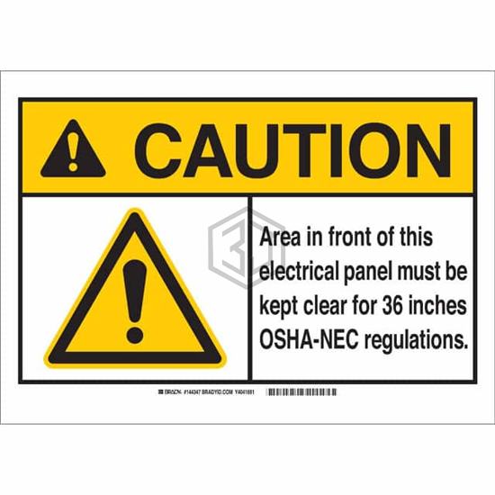144337 - Brady Corporation - Signs, Nameplates, Posters