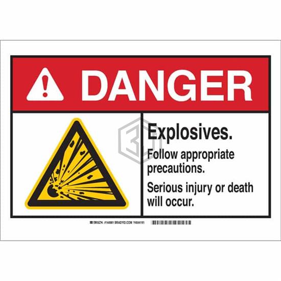 144982 - Brady Corporation - Signs, Nameplates, Posters