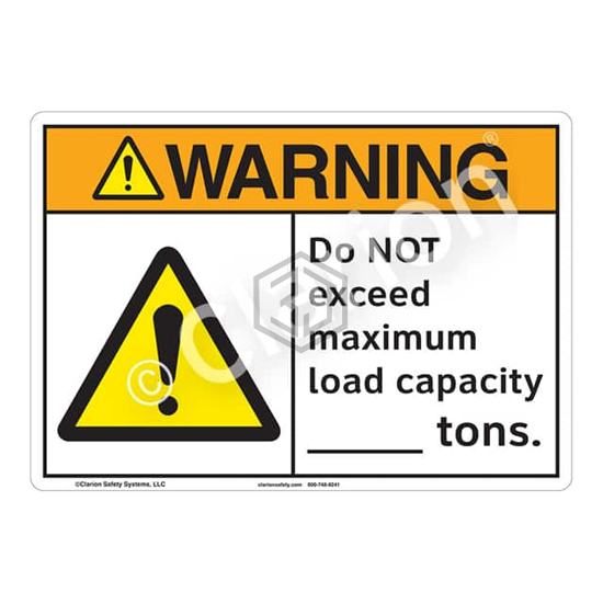 F1170-BESW3 - Clarion Safety Systems - Signs, Nameplates, Posters