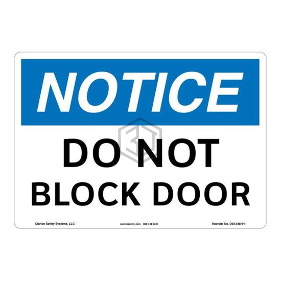 OS1246NH-S4SW1 - Clarion Safety Systems - Signs, Nameplates, Posters