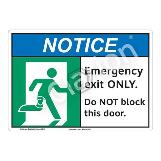 F1246-S4SW2 - Clarion Safety Systems - Signs, Nameplates, Posters