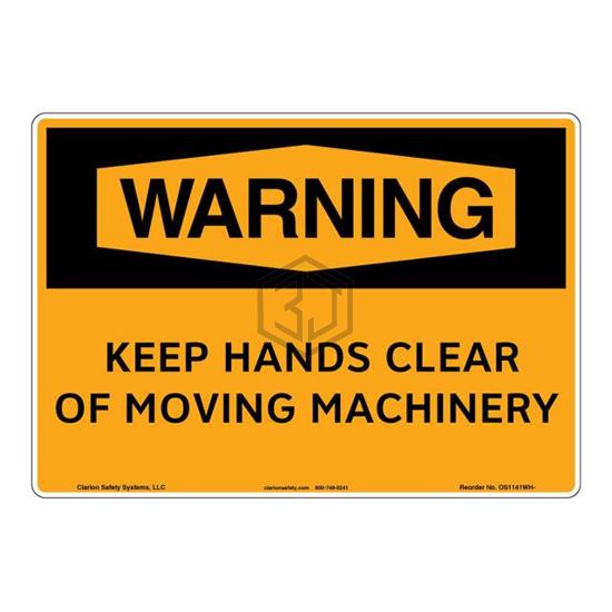 OS1141WH-BJSW3 - Clarion Safety Systems - Signs, Nameplates, Posters
