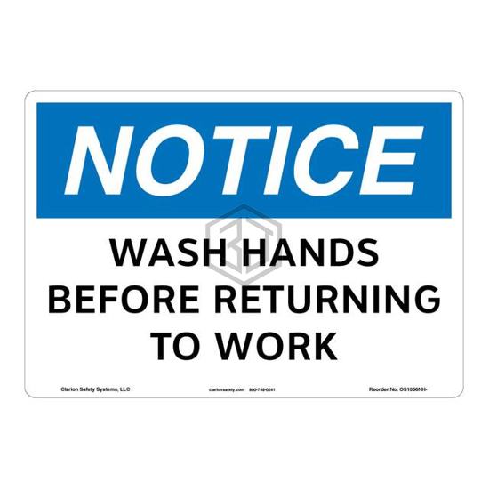 OS1056NH-S4SW2 - Clarion Safety Systems - Signs, Nameplates, Posters