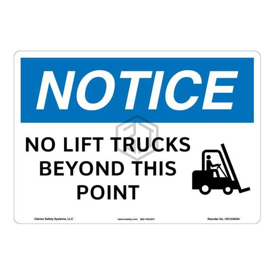 OS1234NH-S4SW2 - Clarion Safety Systems - Signs, Nameplates, Posters