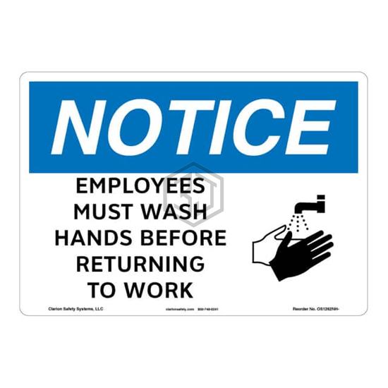 OS1262NH-BESW2 - Clarion Safety Systems - Signs, Nameplates, Posters