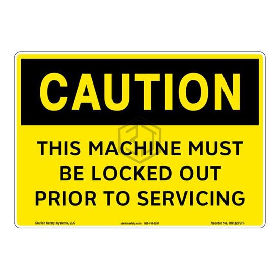 OS1227CH-BESW2 - Clarion Safety Systems - Signs, Nameplates, Posters