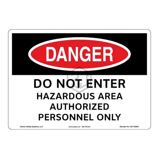 OS1125DH-S2SW2 - Clarion Safety Systems - Signs, Nameplates, Posters