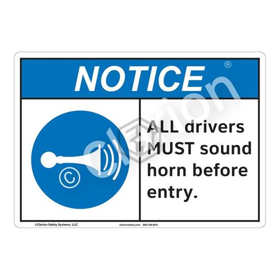 F1140-BJSW2 - Clarion Safety Systems - Signs, Nameplates, Posters