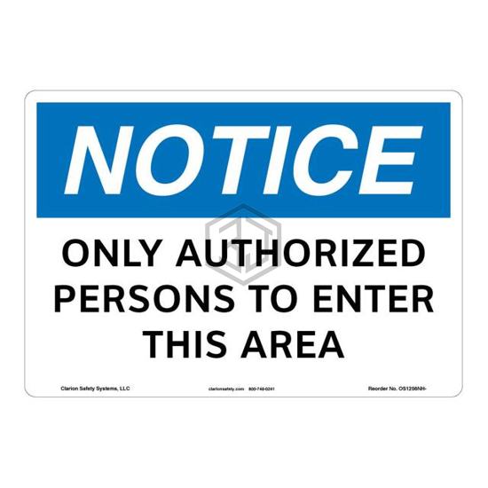 OS1256NH-S2SW1 - Clarion Safety Systems - Signs, Nameplates, Posters