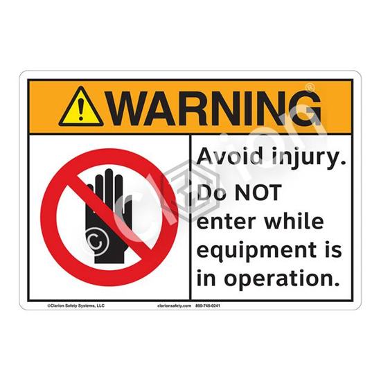 F1255-Z1SW3 - Clarion Safety Systems - Signs, Nameplates, Posters