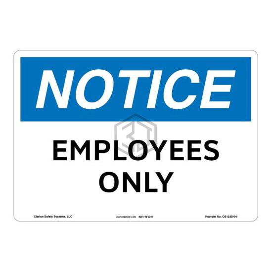 OS1235NH-S4SW3 - Clarion Safety Systems - Signs, Nameplates, Posters