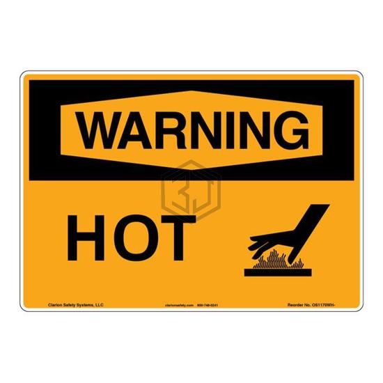 OS1170WH-S2SW1 - Clarion Safety Systems - Signs, Nameplates, Posters