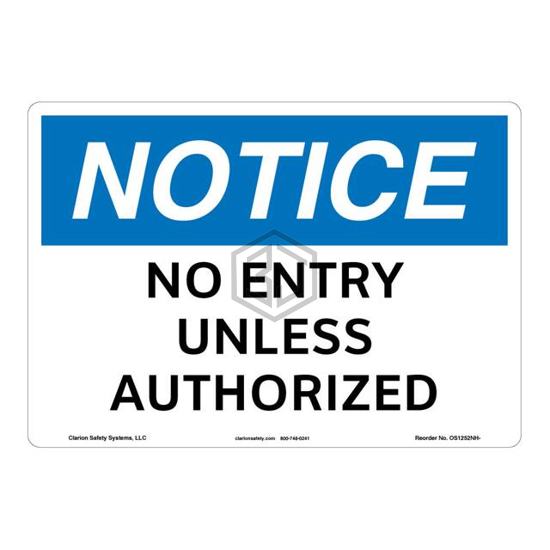 OS1252NH-S2SW1 - Clarion Safety Systems - Signs, Nameplates, Posters