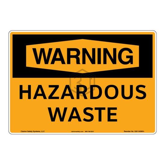 OS1143WH-BJSW3 - Clarion Safety Systems - Signs, Nameplates, Posters