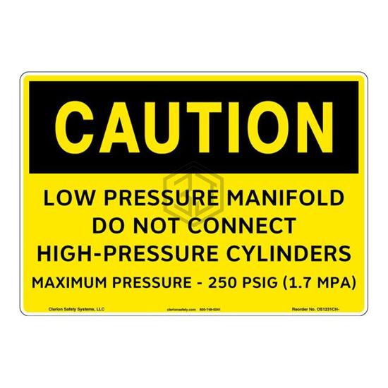 OS1231CH-Z1SW1 - Clarion Safety Systems - Signs, Nameplates, Posters