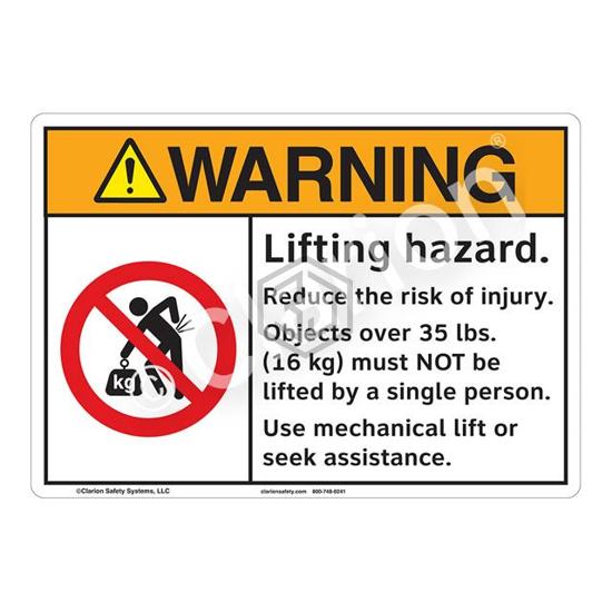F1167-BJSW1 - Clarion Safety Systems - Signs, Nameplates, Posters