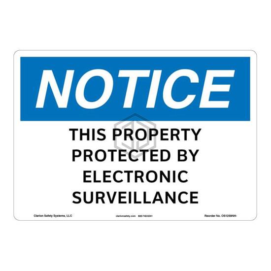 OS1259NH-BESW2 - Clarion Safety Systems - Signs, Nameplates, Posters