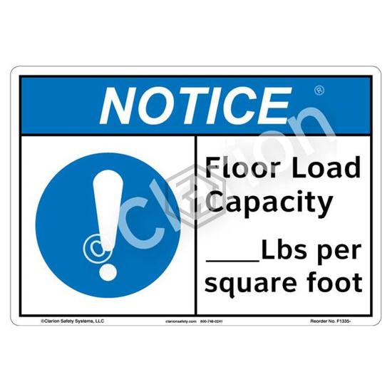 F1335-S2SW2 - Clarion Safety Systems - Signs, Nameplates, Posters
